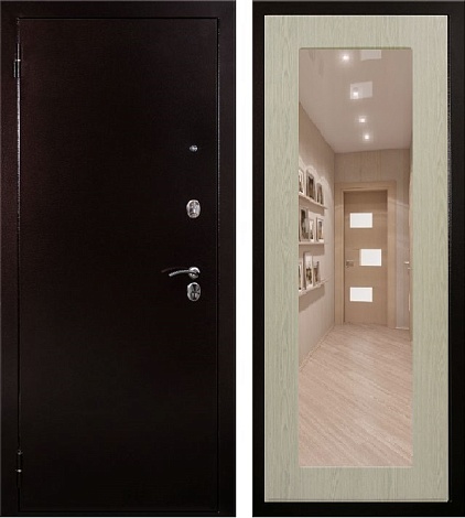 Дверь MIRROR 3K капучино