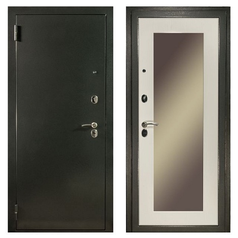 Дверь MIRROR 3K ясень белый